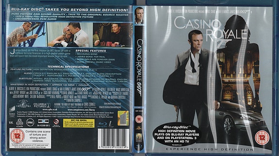 Casino Royale 007 Blu-ray-elokuva