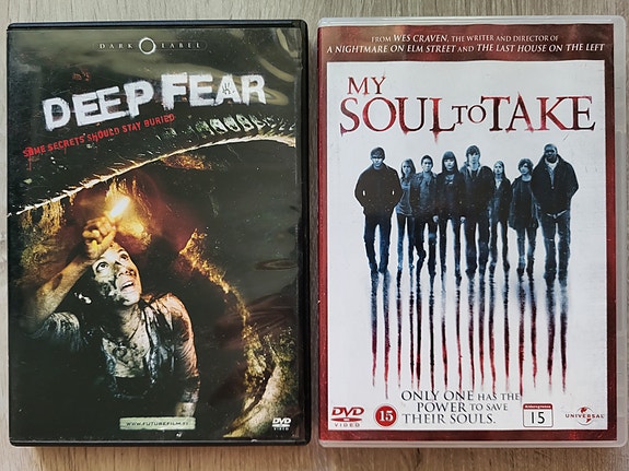 My Soul to take & Deep fear Dvd-elokuvat