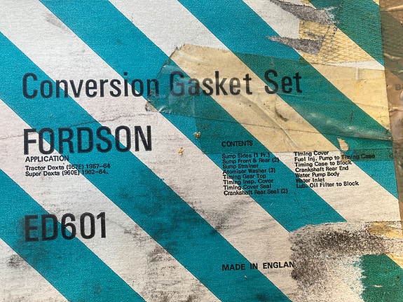 Fordson Dexta/Super Dexta Tiivistesarja 57-64