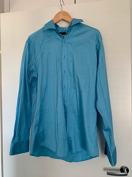 Dressmann Sininen Miesten Paita XL