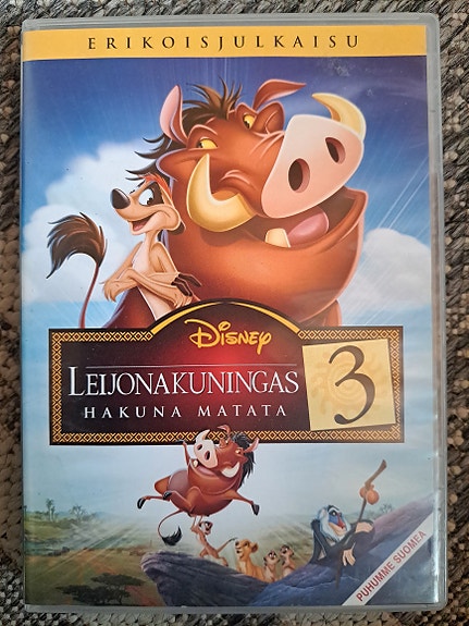 Leijonakuningas 3 hakuna matata dvd