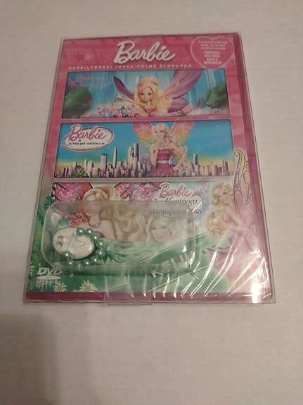 Barbie keräilyboksi jossa 3 elokuvaa