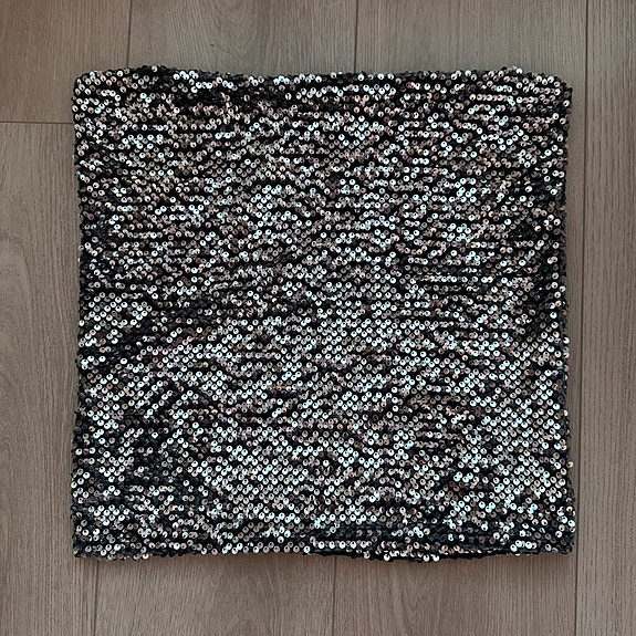 H&M paljetti tyynynpäällinen 40x40cm