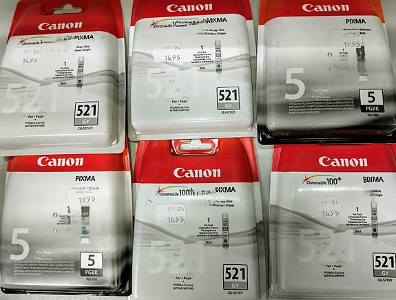 Mustepatruuna Canon Pixma 521