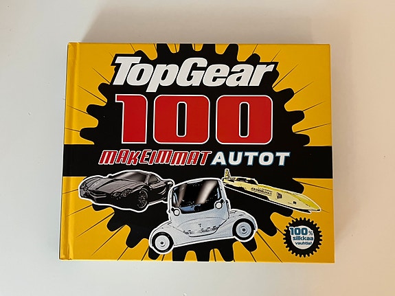 Topgear 100 makeimmat autot kirja