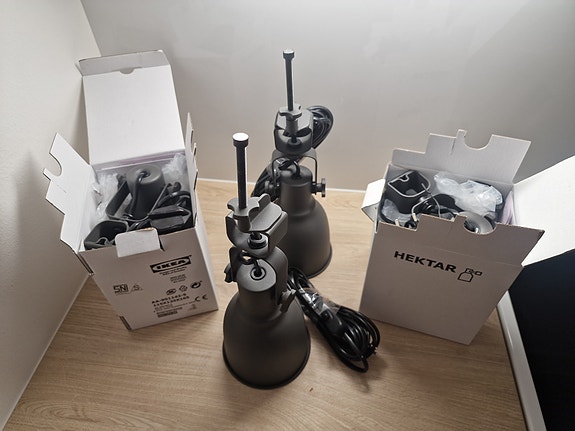 IKEA Hektar valaisimet 4kpl