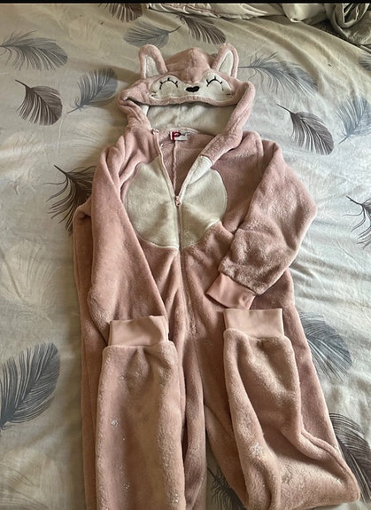 Fleece haalari/halloween puku