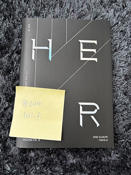 K-Pop MONSTA X “WE ARE HERE” VER III albumi