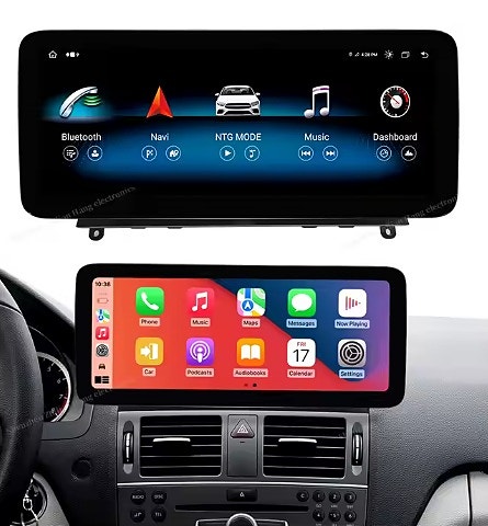 Android soitin 12.5" Mercedes Benz C-sarja 2007-2011