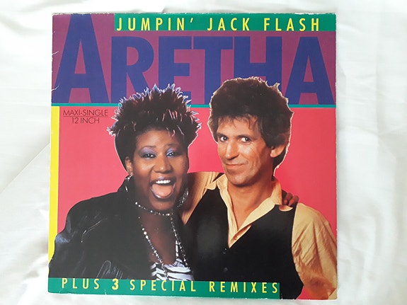 Aretha Franklin - Jumping Jack Flash (Plus 3 Special Remixes) 12" Maxi-Single