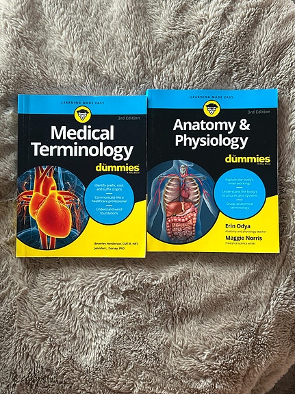 For Dummies Medical Terminology ja Anatomy & Physiology Kirjat