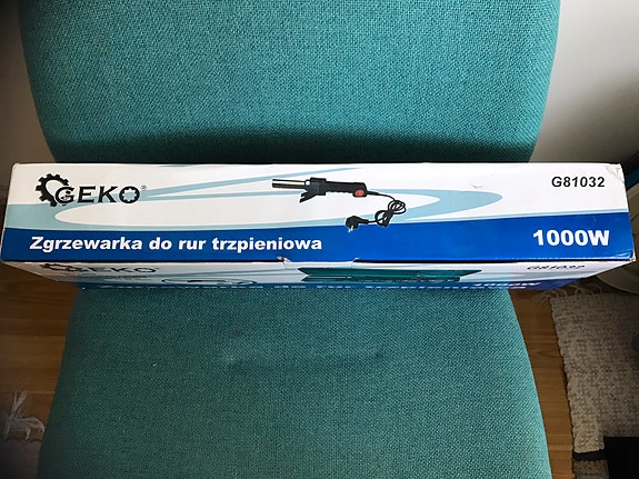 Uusi hitsauslaite auton muoviosille Geko G81032 1000W