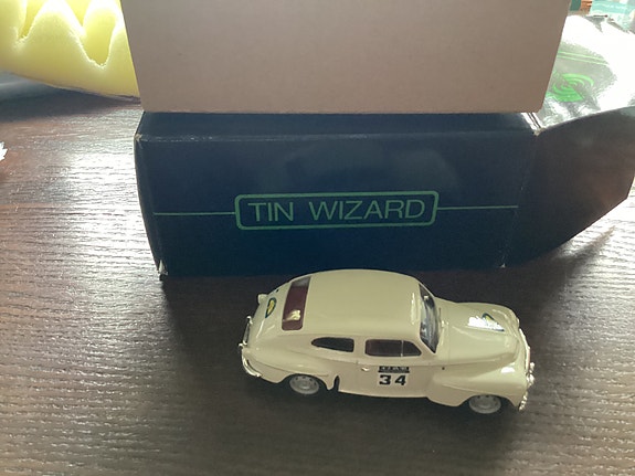 Nouto tai posti! Volvo PV 544. Handmade. TIN WIZZARD .keräily Rally.