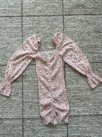 Princess Polly vaaleanpunainen minimekko xs
