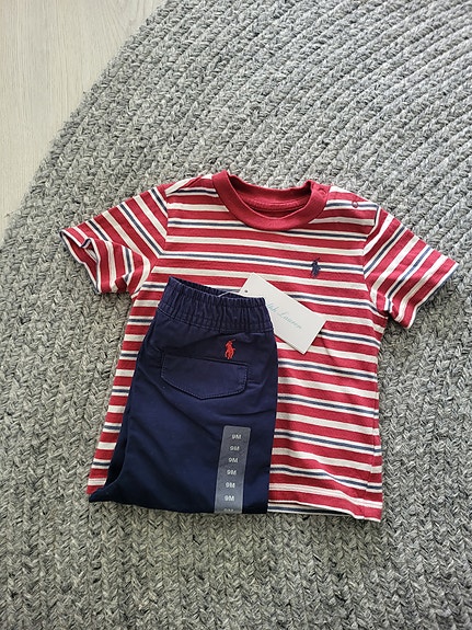 Ralph Lauren t-paita ja housut