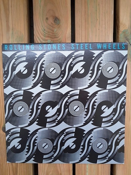 Rolling Stones LP 1989 Steel Wheels. Original. Holland. Kunto : EX+/EX+