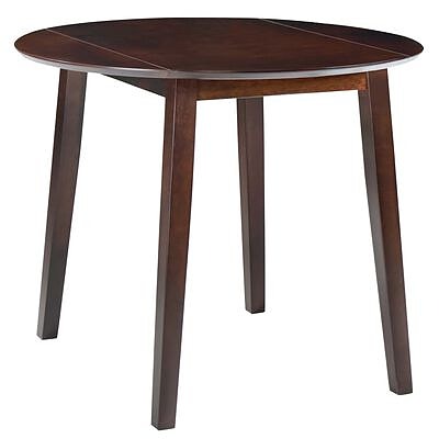 vidaXL Jatkettava Ruokapöytä Pyöreä MDF Ruskea(sku245367