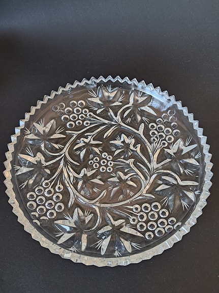 Kristalli tarjoilu lautanen 28 cm