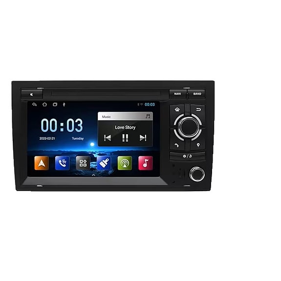 Android soitin 7" näytöllä Audi A4 2002-2008