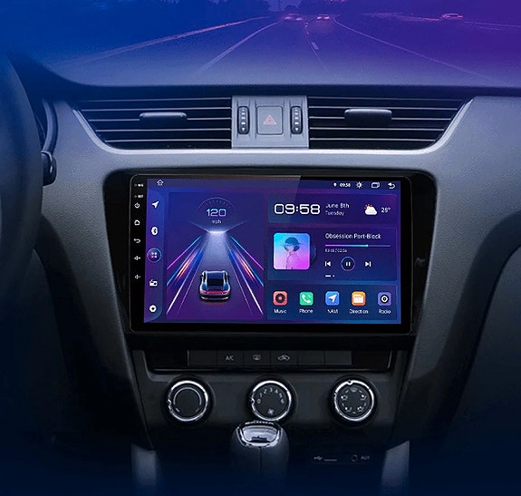 Android soitin Skoda Octavia 2013-2018