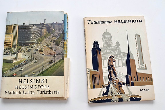 Tutustumme Helsinkiin, opas ja kartta. 1962-63