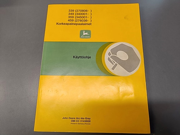 John Deere paalaimien ohje- ja varaosakirjat - Suoraan verkkokaupastamme!
