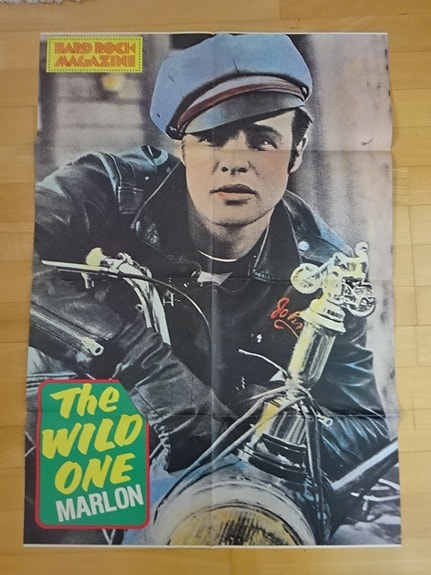 Harvinainen Marlon Brando-juliste