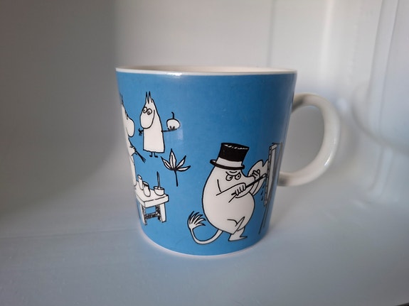 Muumimuki muki sininen / maalaavat muumit