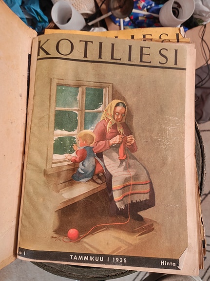 1935 vuoden kotiliesi lehden vuosikerta