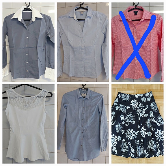 Naisten Amisu, Button, Dutti paitapusero 34 ,36