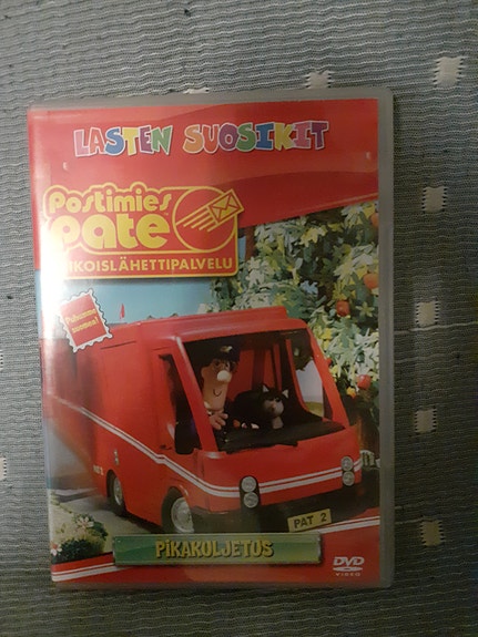 Postimies Paten pikakuljetuspalvelu -dvd. 1 €.