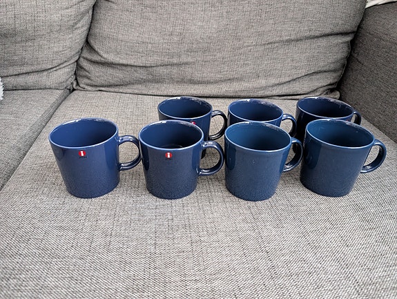 Iittala Teema kahvikupit tummansininen