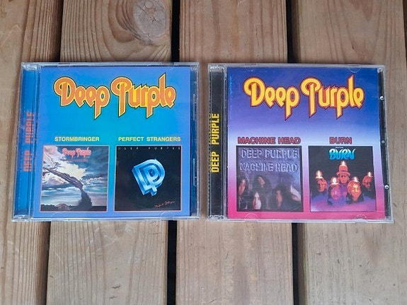 Deep Purple CD 2on1.  10€ per cd.