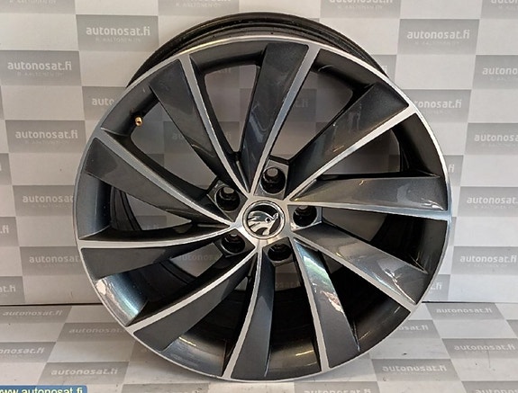 Skoda Superb alkuperäinen alumiinivanne 8 X 18 ET44