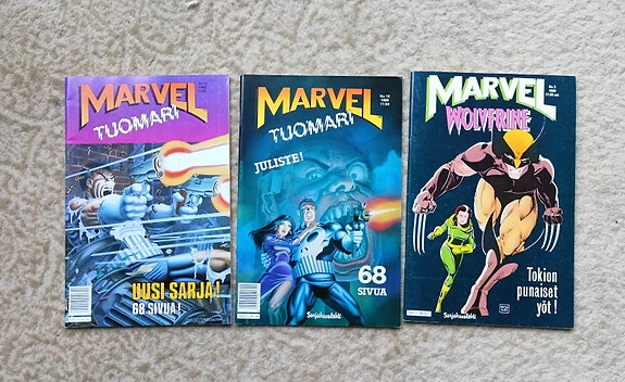 Marvel 3/88,6/89,10/89