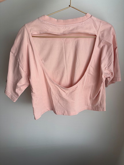 Adidas paita XS/S avoin selkä, puuvillaa