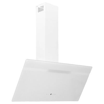 vidaXL Liesituuletin 90 cm teräs ja karkaistu lasi valkoinen(sku:51674)