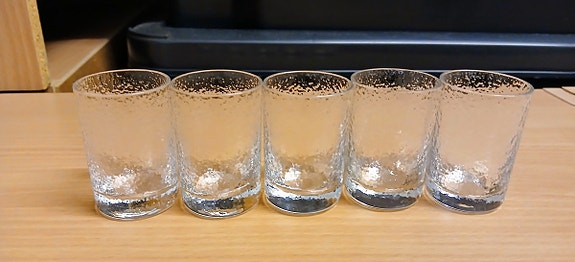 Iittala, Tapio Wirkkala, Mini, snapsilasit 5kpl