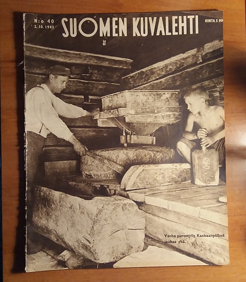 Päätoimittaja Ilmari Turja SUOMEN KUVALEHTI 40/1943