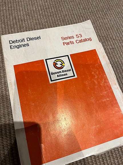 Detroit diesel moottori varaosaluettelo 1985