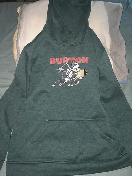 Burton vihreä huppari