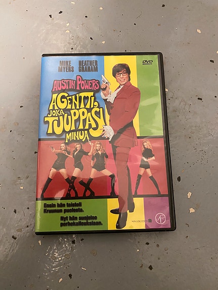Austin powers agentti joka tuuppasi minua dvd