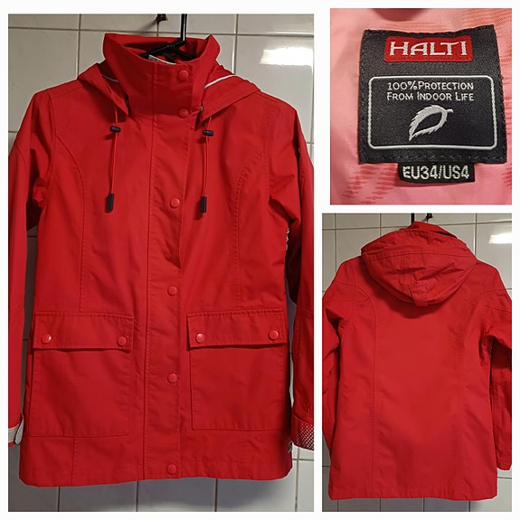 Halti Drymaxx välikausitakki/ takki / kuoritakki / ulkoilutakki koko 34