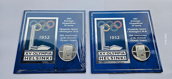 Helsingin Olympiakisat 50 vuotta, juhlamitali.