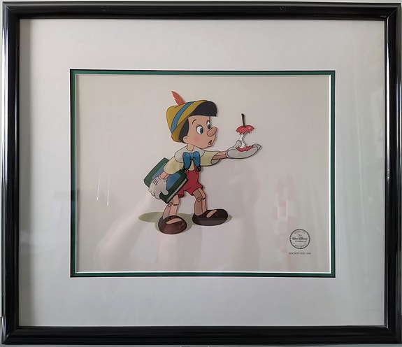 Lithograph 032 – Disney – Pinocchio Sericel
