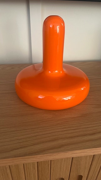 VINTAGE RETRO BAUHAUS VALAISIMEN VARJOSTIN ORANSSI