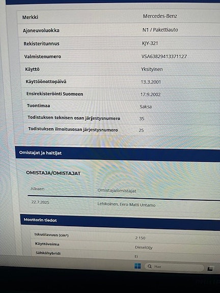 Mercedes-Benz W638 Vito (bussi) varaosat, eri Komponentit