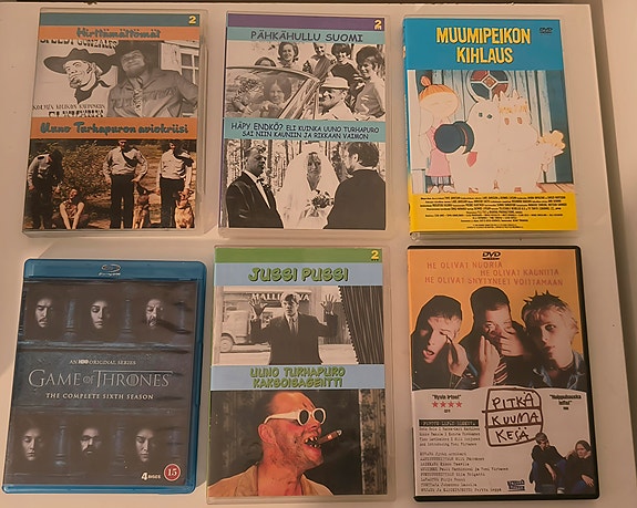 Muumit, Spede, Game of thrones, Pitkä kuuma kesä