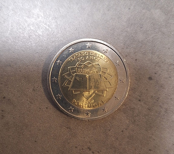 2€ Portugali 2007 UNC - Rooman sopimus