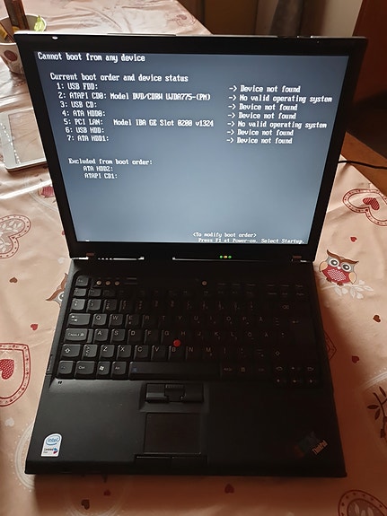 Lenovo IBM thinkpad T60